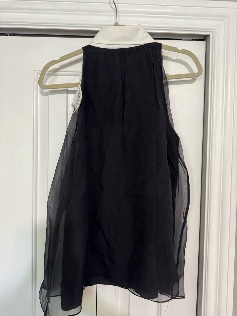 Brunello Cucinelli Black and White Silk Tank - Picture 3 of 8